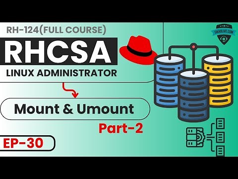 RHCSA: Accessing Linux File System Mount & Unmount 🔥Basic to Advanced Training