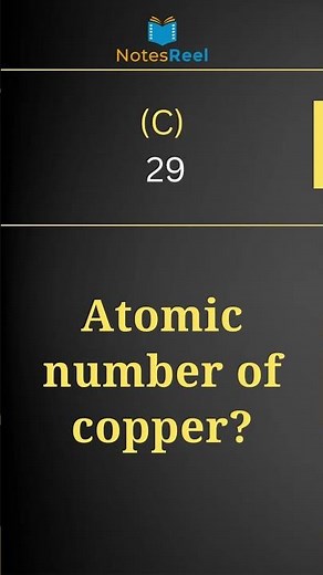What is the atomic number of copper?