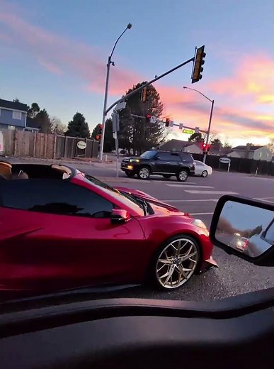 Corvette C8 Vs Ford Lightning Street Race #corvette #automobile #lucidcaroftheyear