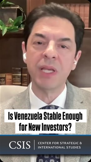 CSIS experts discussed what it will take to rebuild Venezuela’s energy economy under President Trump’s new plan to increase oil capacity and whether the country has enough political stability to attract new investors. Comment “Venezuela” or visit our bio to watch the full discussion. https://www.youtube.com/watch?v=Fp24V1Ygn04 | CSIS | Center for Strategic & International Studies