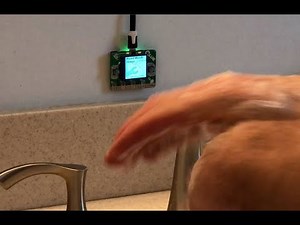 CLUE No-Touch Hand Wash Timer w CircuitPython @adafruit @johnedgarpark #adafruit