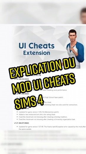 Découverte du Mod UI Cheats pour Les Sims 4