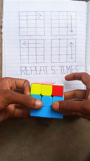 Rubic's Cube 3×3 Best Algorithm ll Cube Solution ll 🇮🇳 #cube #shorts