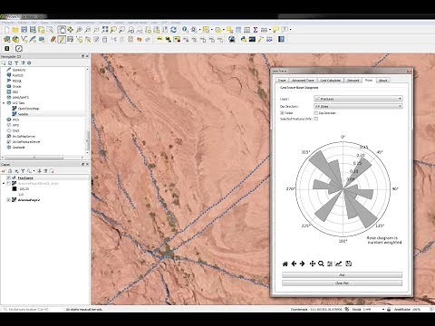 Extracting geological faults and orientation representation in QGIS with GeoTrace - Tutorial