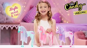 MGA Entertainment Dream Bella Little Candy Princess Jaylen, Lollipop Scented 5.5" Doll with Scratch 'N Sniff Tag, Long Pink Hair, Headband, Rainbow Skirt, 4 Fashion Accessories, Gift for 3-8 Years