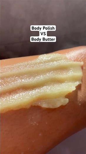 What’s the difference between a body polish and a body butter?