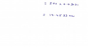 The force applied at the handle of the rigid lever causes the lever to rotate clockwise about the pin B through an angle of 2^∘. Determine the average normal strain developed in each wire. The wires are unstretched when the lever is in the horizontal position. | Numerade