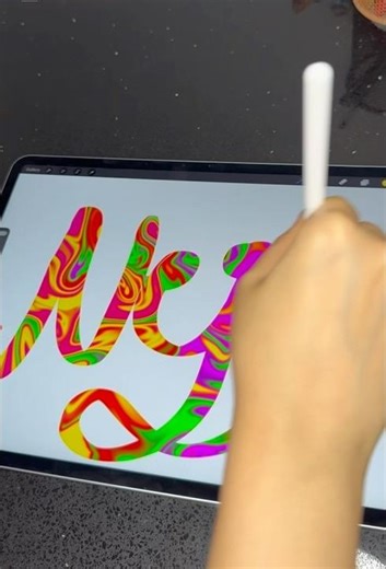 Easy lettering!#procreate #shorts #calligraphy