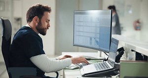 Nurse Computer Screen Typing Hospital Patient Stock Footage Video (100% Royalty-free) 3817095309 | Shutterstock