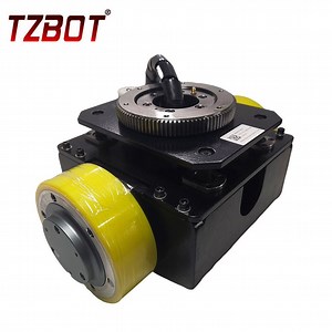 [Hot Item] 2024 CE Certification Motor Encoder Wheel 48V 400W High Power Differential Drive Wheel with Steering Motor for Autonomous Vehicle