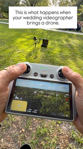 Javier on Instagram: "This is what happens when your wedding videographer brings a drone. As a wedding videographer, I understand that not every wedding will allow for drone shots but whenever I do get the opportunity, I don't miss it. A drone is a tool to add to your wedding film. It shouldn't be forced. I make sure to set the correct expectations with my couples in order to let them know how I might be able to incorporate some drone shots if it looks good. By the way.... Look at those smooth c