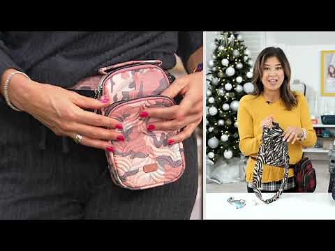 Lug N/S Convertible Crossbody Hip Pouch - Skeeter Mini on QVC