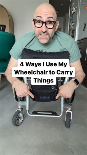43K views · 1.9K reactions | 4 Ways I Use My Wheelchair to Carry...
