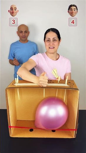 The rule is simple If you pop it, you lose! Family Challenge #Short