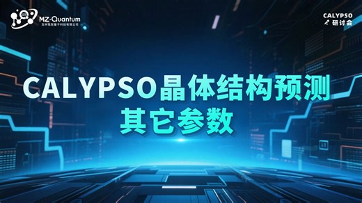 CALYPSO晶体结构预测其它参数