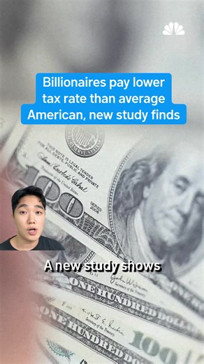 2.9K views · 19 reactions | A new study published by the National Bureau of Economic Research found that the Forbes 400 richest Americans paid and average effective tax rate of 24% between 2018 and 2020, while the average American tax payer paid 30%. This study comes as President Trump signed into law last month the so-called "big, beautiful bill" which delivers the largest tax benefits to the highest earning Americans. | NBC 7 San Diego | Facebook