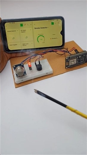 New Invention Alert System using Esp8266 #smokealertproject #esp8266 #shortsfeed #iotprojects