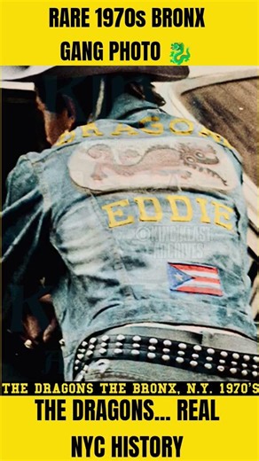 1970s BRONX “DRAGONS” 🐉 Eddie’s Rare Photo | Led by Dragon Pete | NYC History #thedragons #bronx