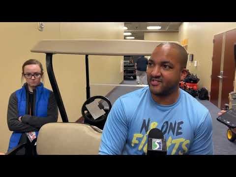Michigan basketball athletic trainer Chris Williams on Yaxel Lendeborg's injury