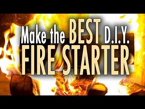How to make the BEST Fire Starter. Super Simple!