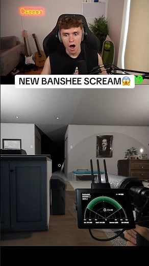 NEW BANSHEE SCREAM in PHASMOPHOBIA 😱 #phasmophobia #horror #banshee