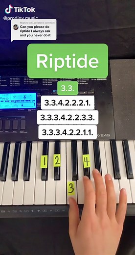 Riptide Piano Tutorial and Karaoke | Easy Play Lessons