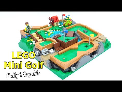 Working Lego Mini Golf Course - Fully Playable!