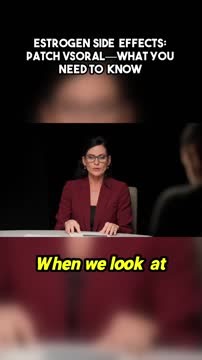 Uncover the critical insights on hormone therapy and its effects as top experts delve into the side effects of estrogen and progesterone. With candid discussions on the differences between estrogen patches and oral options, this enlightening dialogue brings clarity to a topic that affects many women's health journeys. Discover the potential pitfalls, including headaches and irregular bleeding, and get advice from knowledgeable powerhouses like Dr. Mary Claire Haver, Dr. Vonda Wright, Dr. Natalie