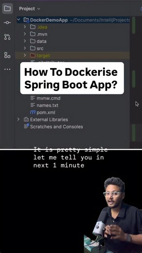 Chetan Ghate on Instagram: "Easily Dockerize Your Spring Boot App ✅ . #java #springboot #docker #computerengineering"