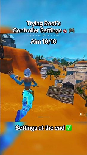 Part 4| Trying pro players (reet) Controller Settings (INSANE AIM) ✅🎮 #prosettings #fortnite #fyp