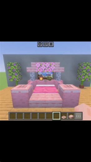 Easy Bed Design #minecraft #shorts #gamingempire