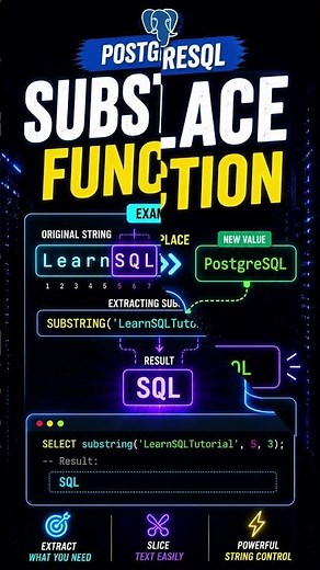 PostgreSQL String Functions Every Beginner Must Learn 🚀