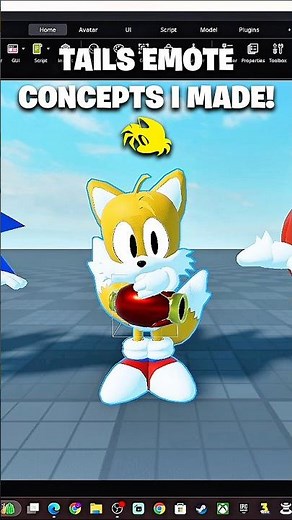 Outcome Memories Tails Emote Concepts #roblox #outcomememories #animation