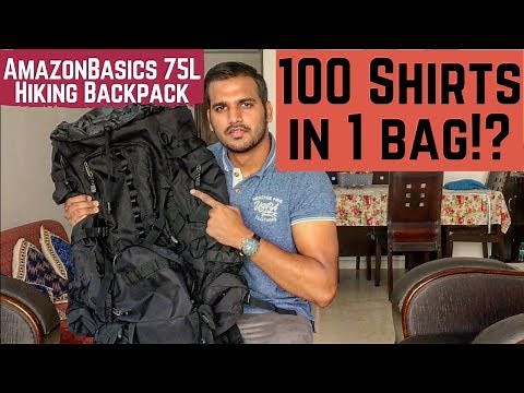 AmazonBasics 75Litres Hiking Backpack Review | English | Best Hiking Backpack