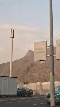 The Jamarat pillar in Mina, near Mecca view.