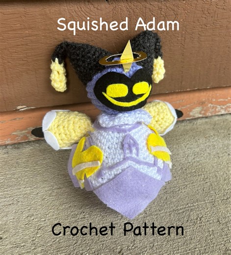 PATTERN Squished Adam Plushie Hazbin Hotel Crochet Pattern - Etsy