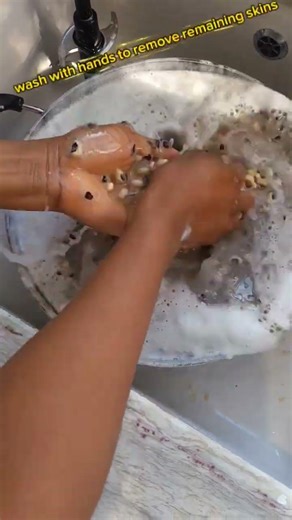 Easy hack to peel beans