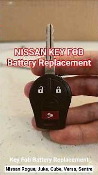 How to Replace Nissan Key Fob Battery | Rogue, Cube, Juke, Versa, Sentra (2007–2013) #nissan #shorts