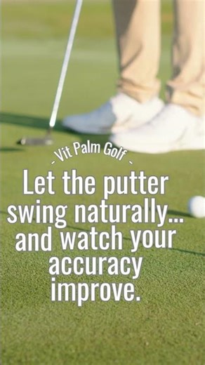 Quick Golf Tip: Smooth Putting Stroke #golf #putting #golfswing