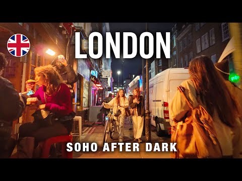 London Walking Tour 4K 🇬🇧 Soho After Dark