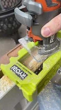 Ryobi Hinge Router Template review - noob first time user home owner DIY