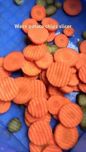 wavy potato chip slicer wavy chip cutter potato slicer wave chip slicing machine #chips #machine