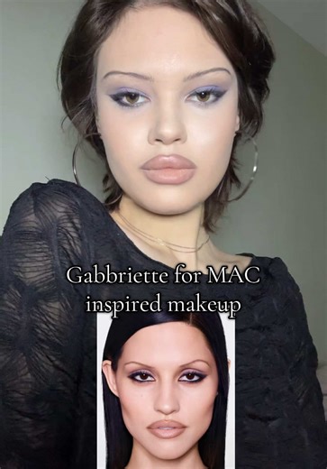 Chic Purple Eyeshadow Look Inspired by Gabbriette for MAC
