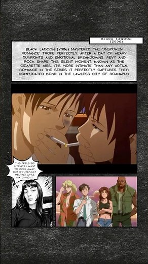 Black Lagoon: The Legendary "Cigarette Kiss" Scene 🚬✨