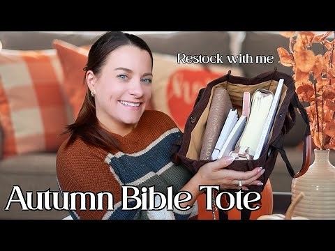 Autumn Bible Tote Restock
