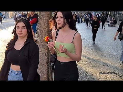 🇨🇿 PRAGUE CZECH REPUBLIC, WALKING TOUR, PRAGUE CITY WALK, PRAHA, BUSY STREETS IN ANDEL AREA, 4K60FPS