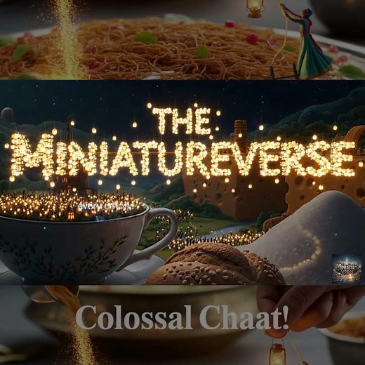 Tinyworkers Build a Colossal Chaat | Microworker Miniature World 🌍✨ #Shorts #giantfood