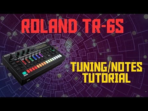 Roland TR-6S Tuning/Notes Tutorial
