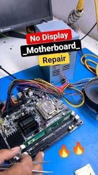 Desktop Motherboard No Display Problem Solution #desktop #motherboard #repair
