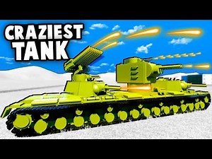 CRAZIEST LEGO Russian TANK Ever Made DESTROYS Army Invasion! (Brick Rigs Gameplay)